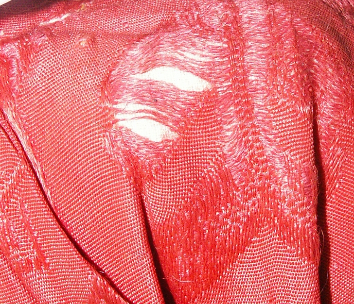 Retro spalla prima del restauro